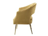 Melinda Accent Chair Velvet Mustard
