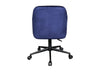 Lilac Office Chair Velvet Blue