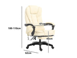 Elenor Massage Office Chair PU Beige