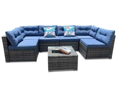 Lita Outdoor Sofa Set PE rattan