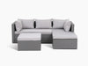 3PC Outdoor Sofa Light Grey