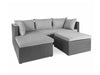 3PC Outdoor Sofa Light Grey