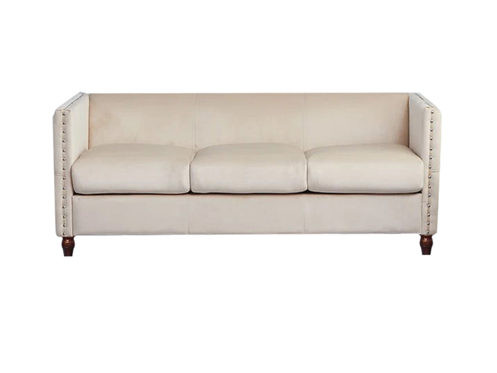 Abbey Sectional Sofa Set - Velvet Beige