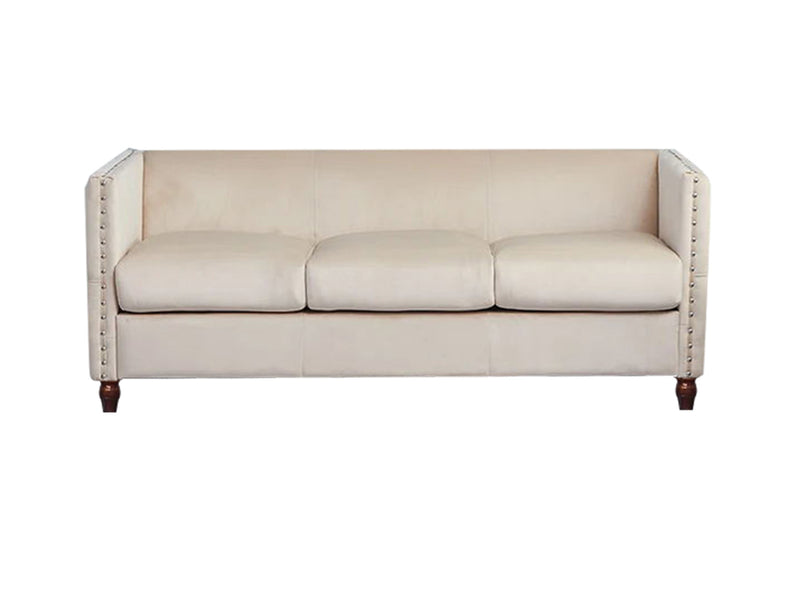 Abbey Sectional Sofa Set - Velvet Beige