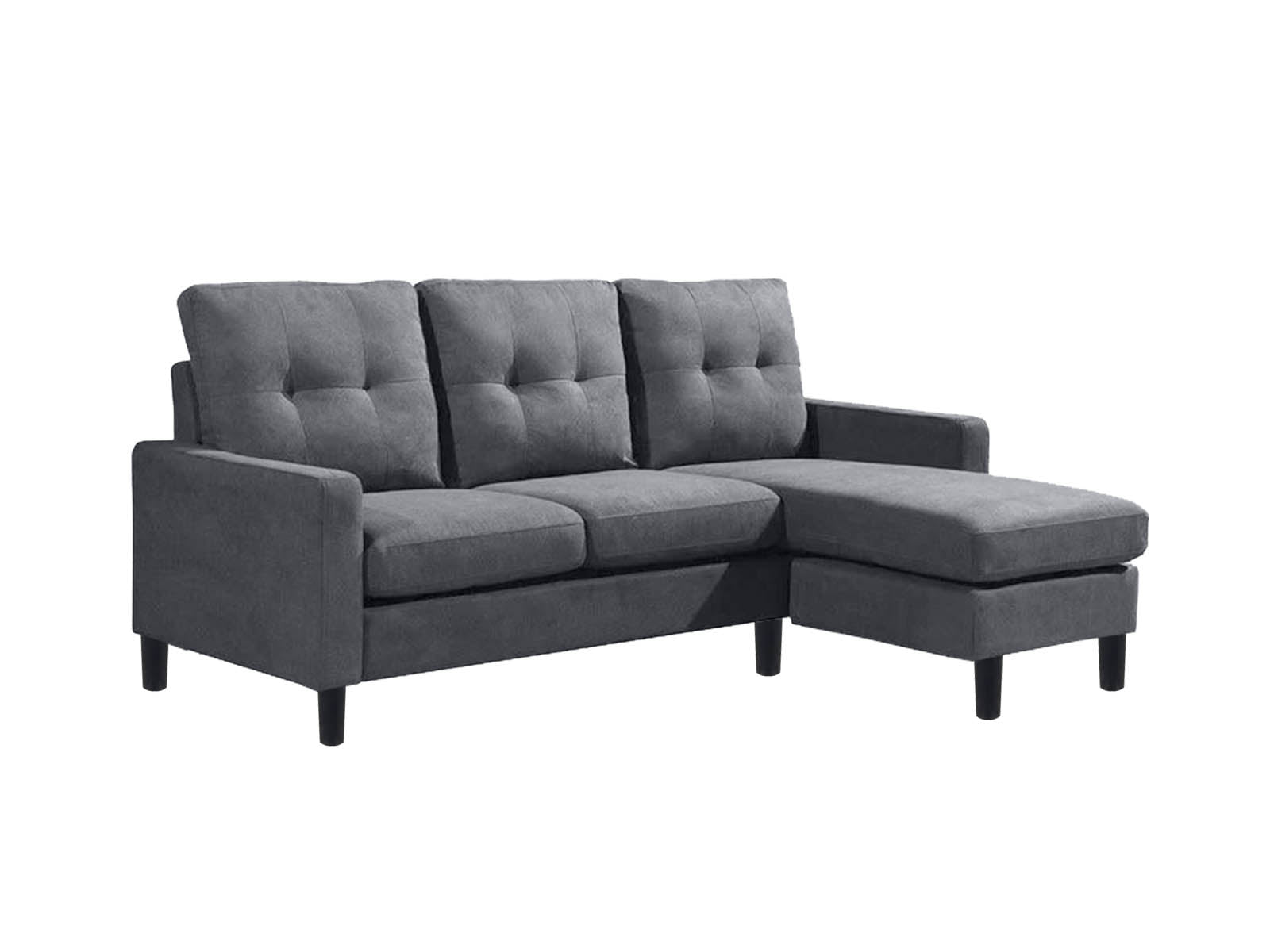 Hewitt Sectional Sofa Linen Grey