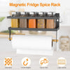 DS BS 2 in 1 Magnetic Spice Rack with Hooks