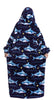 DS BS Adult Oversized Wearable Blanket Hoodie-Shark
