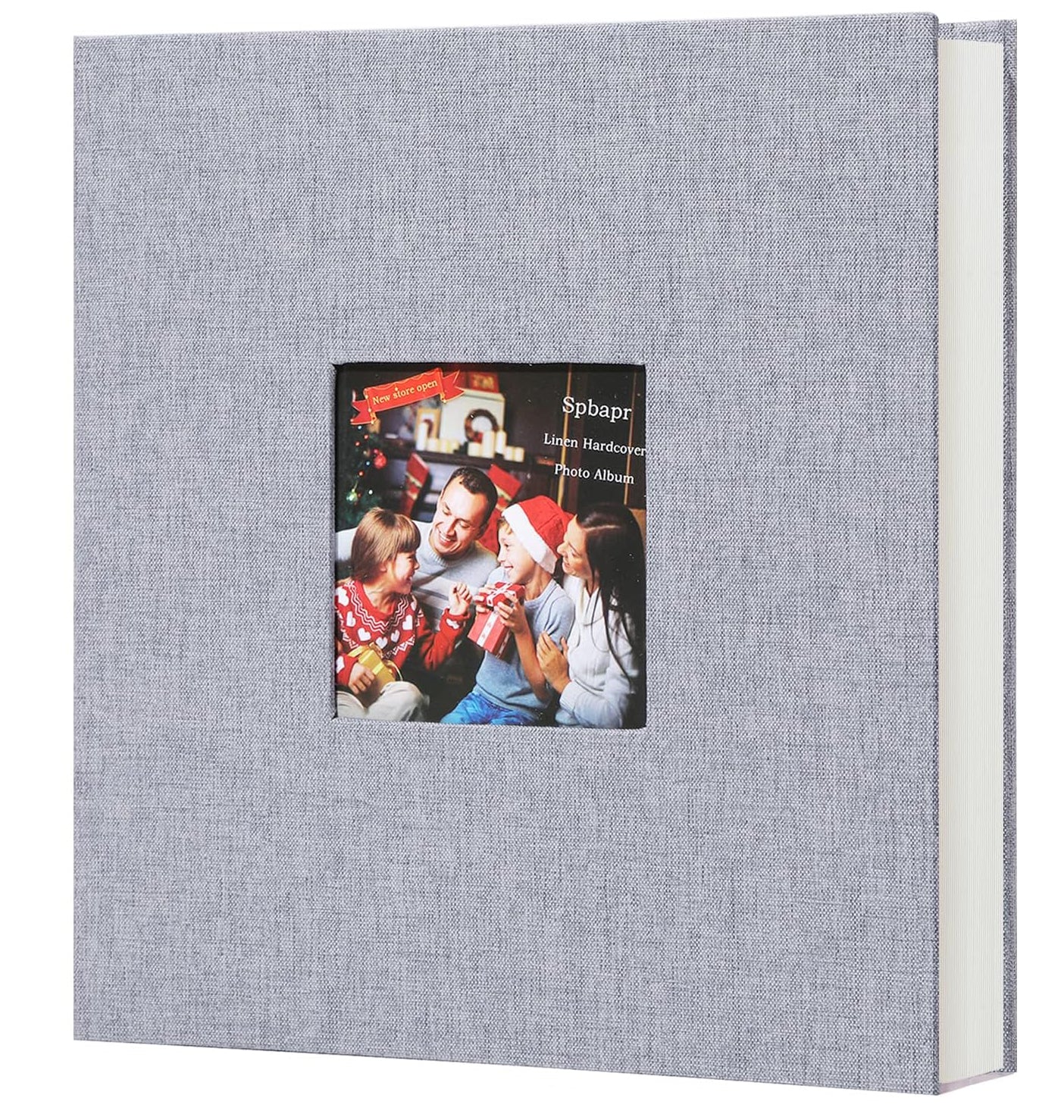DS BS Self Adhesive Linen Photo Album With Window Pocket - 80Pages