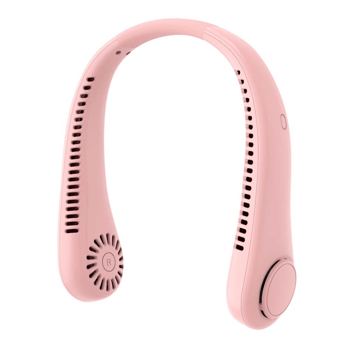 DS BS USB Rechargeable Bladeless Portable Neck Fan-Pink