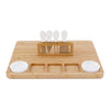 DS BS Bamboo Cheese Board and Knife Set