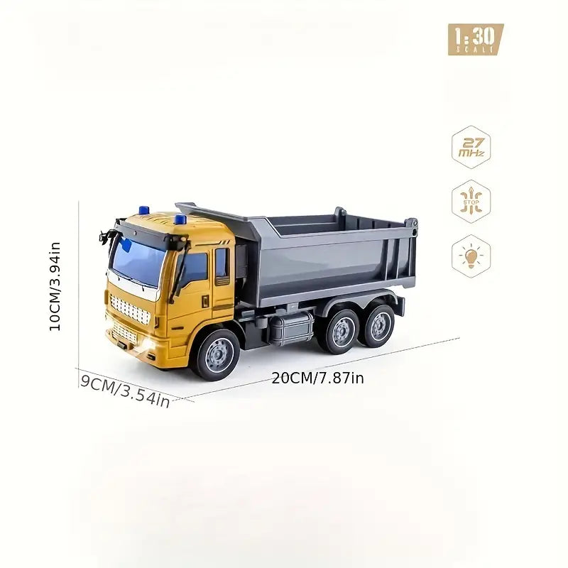 DS BS RC 4-Channel Dump Truck Toy