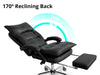 New Markus Office Chair with Footrest PU Black