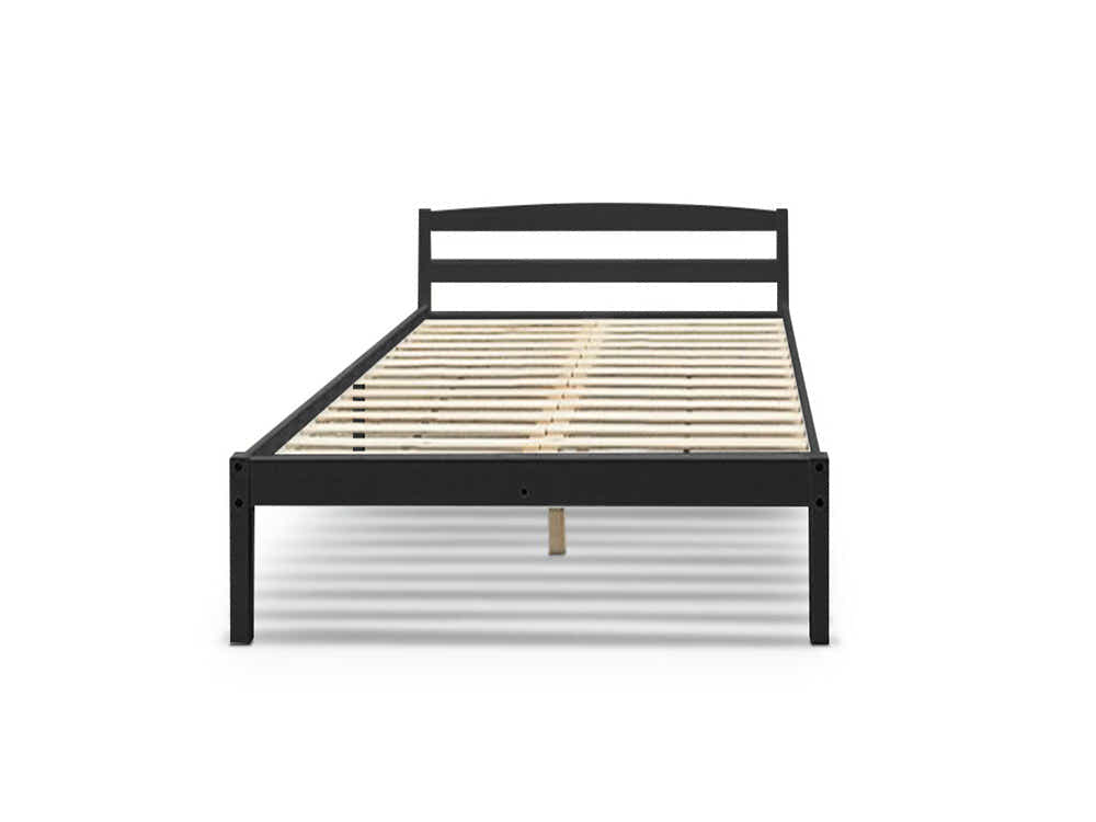 Wayford Bed Frame Black & J32 Mattress - King Single