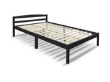 Wayford Bed Frame Black & J32 Mattress - King Single