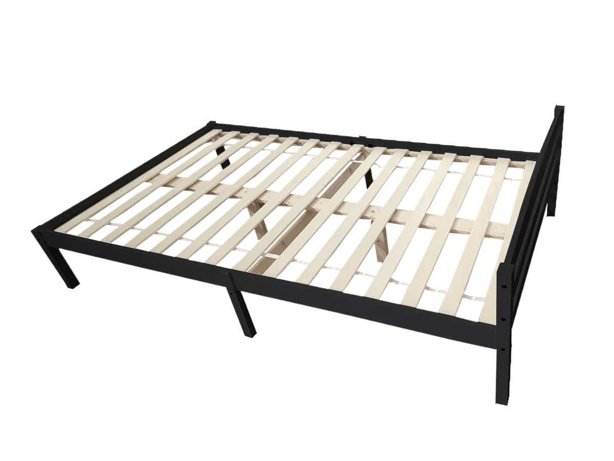 Wayford Bed Frame Black & J32 Mattress - King Single