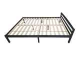 Wayford Bed Frame Black - & Euro Top Mattress B34 - Queen