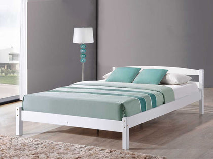 Wayford Wooden Bed Double White