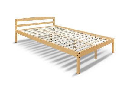 T Wayford Wooden Bed King Single Natural