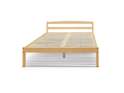 T DS Wayford Wooden Bed King Single Natural