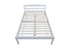 T Wayford Wooden Bed King Single White