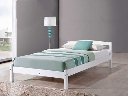 T DS Wayford Wooden Bed King Single White