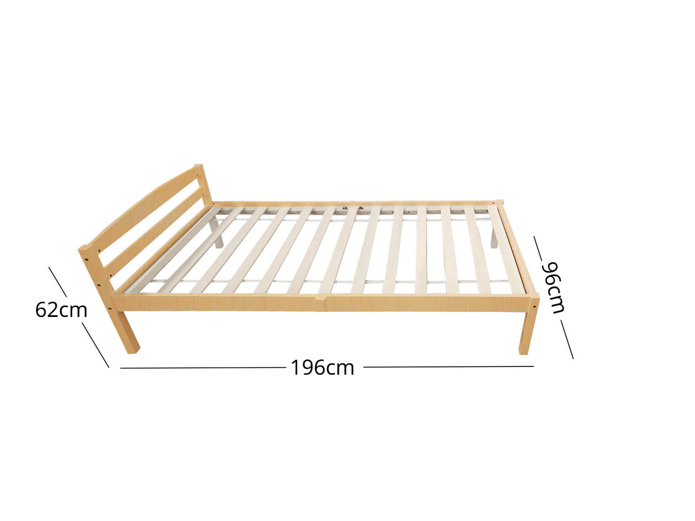 Wayford Bed Frame Single Natural