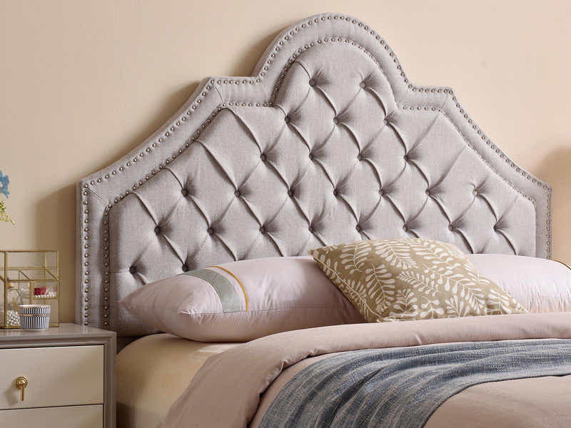 Melva Headboard Queen Fabric B