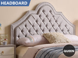 Melva Headboard Queen Fabric A