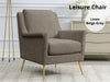 Leisure Chair 1636 Linen Beige Grey