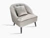 Leisure Chair H04 Linen Beige Grey