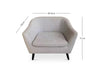 Leisure Chair S50 Linen Beige Grey