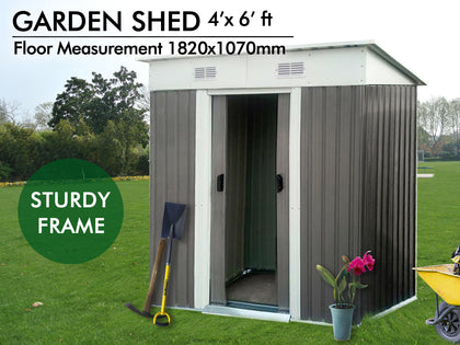 Garden Shed 4' X 6' Ft