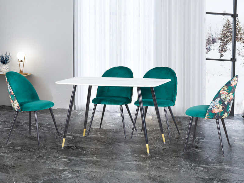 Lavina Dining Table with MDF Top - 120 cm
