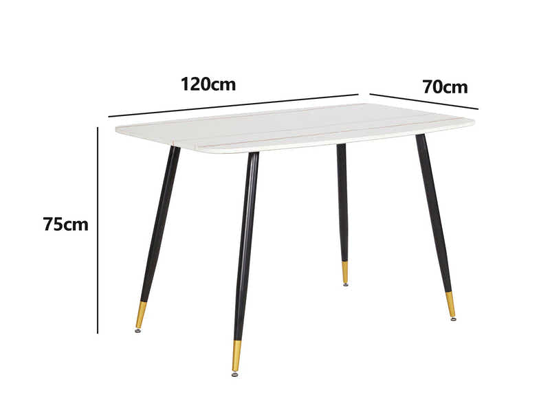 Lavina Dining Table with MDF Top - 120 cm