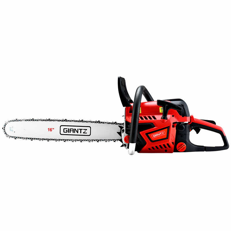 DS NA Giantz Petrol Chain Saw E-Start Commercial 45cc 16'' Top Handle Tree