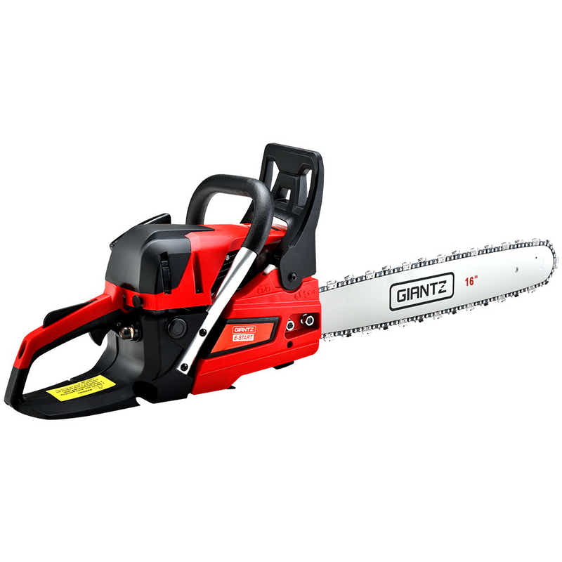 DS NA Giantz Petrol Chain Saw E-Start Commercial 45cc 16'' Top Handle Tree