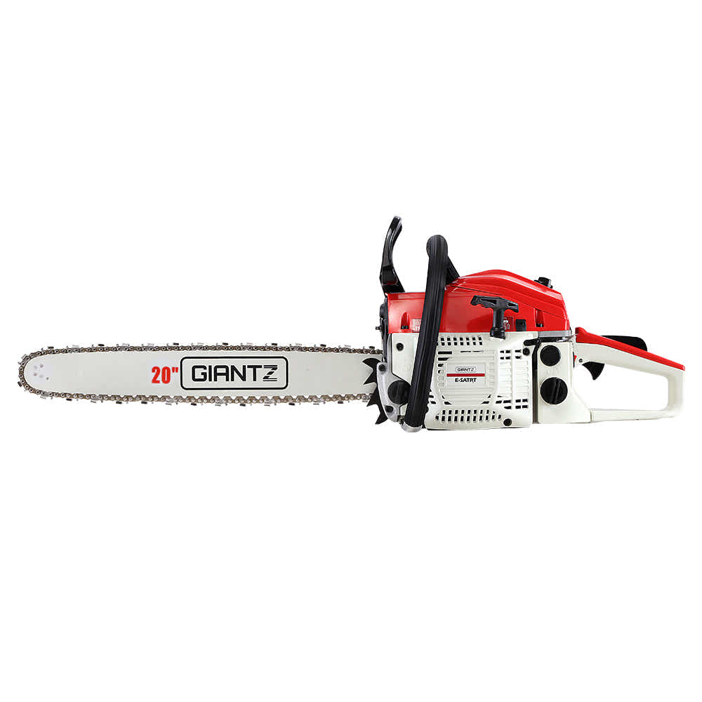 DS NA GIANTZ 52CC Petrol Commercial Chainsaw Chain Saw Bar E-Start Pruning