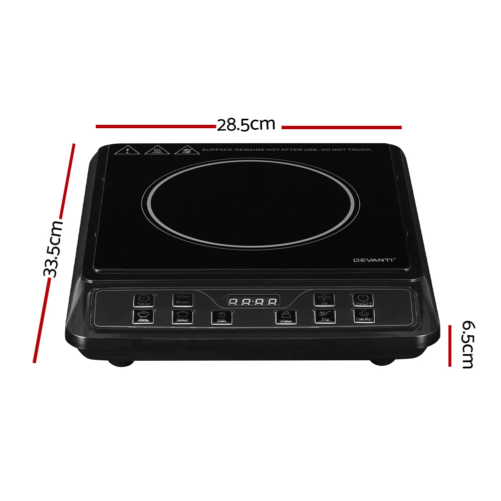 DS NA  Electric Induction Cooktop Portable Cook Top Ceramic Kitchen Hot Plate