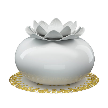 Aromatherapy Diffuser Aroma Ceramic Essential Oils Air Humidifier Lotus