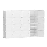 DS NA Artiss DIY Shoe Cabinet Shoe Box White Storage  Portable Organiser Stand