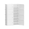DS NA Artiss Shoe Cabinet DIY Storage Shoe Box White Portable Organiser Stand