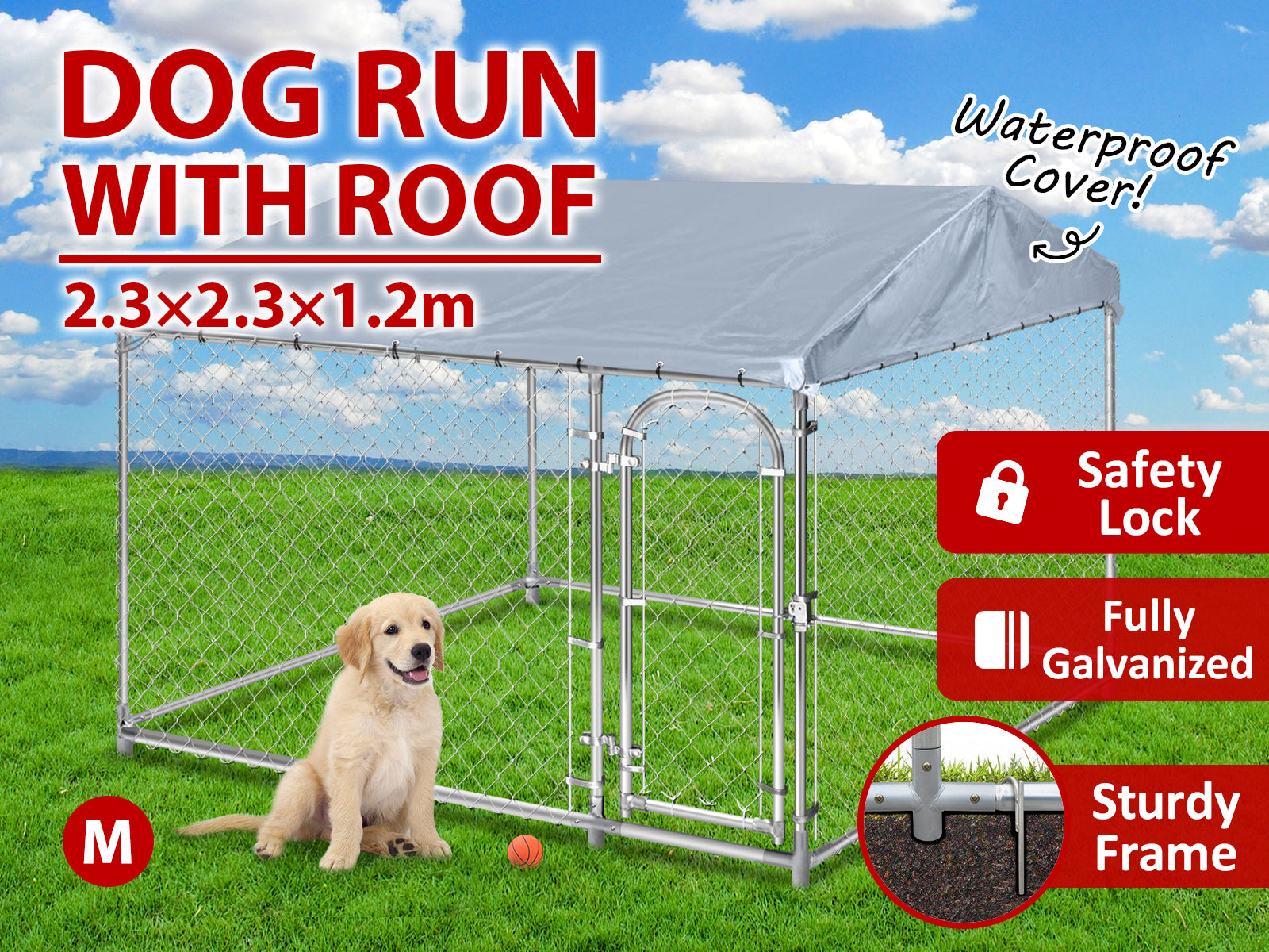 Dog Run B Upgrade Roof