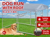 Dog Run B Upgrade Roof 4X2.3X1.8M