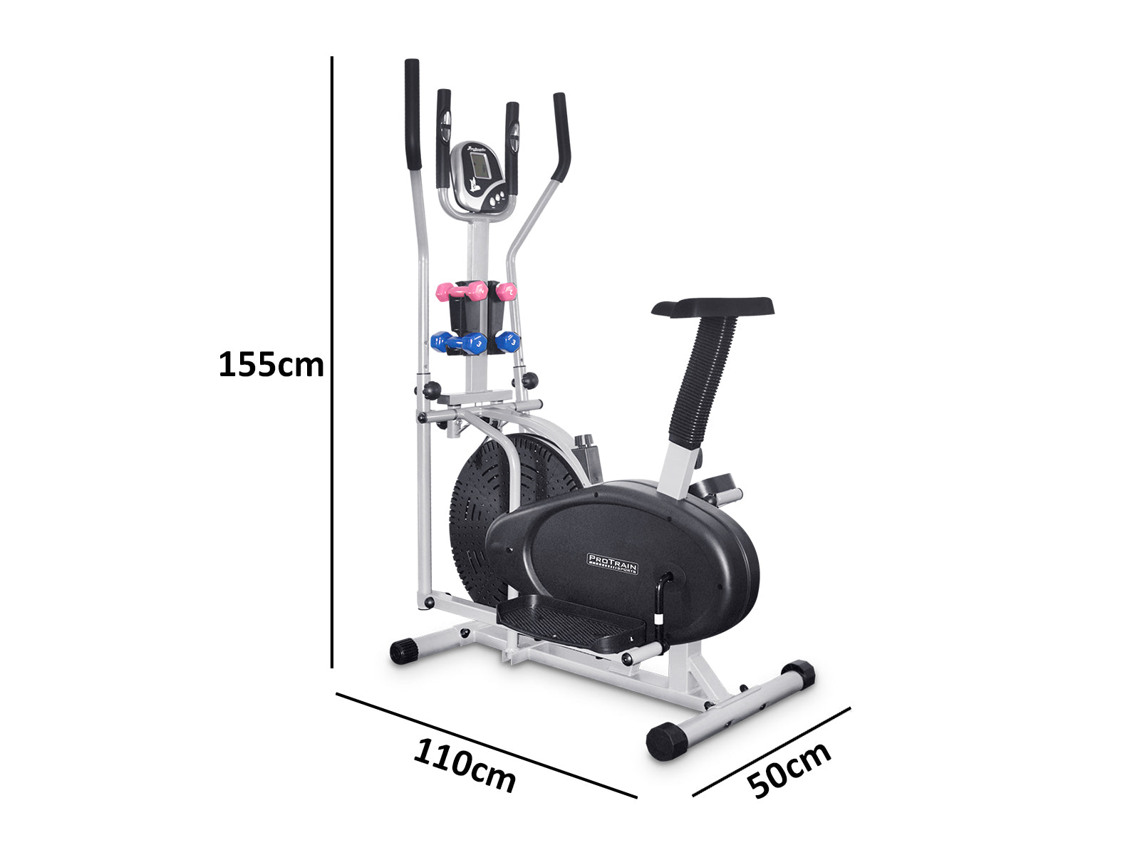 Elliptical Trainer With Dumbell