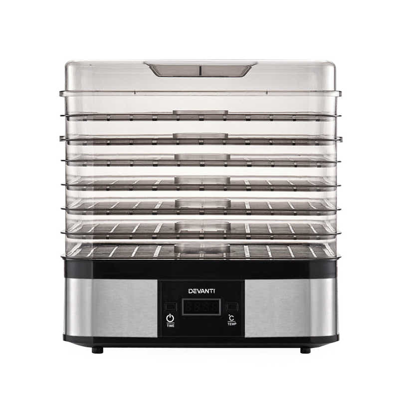 DS NA Devanti Food Dehydrator with 7 Trays - Silver
