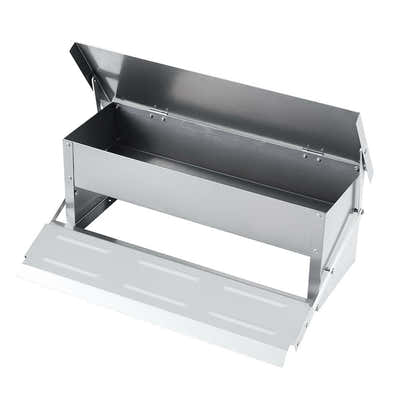 DS NA Auto Chicken Feeder Automatic Chook Poultry Treadle Self Opening Coop