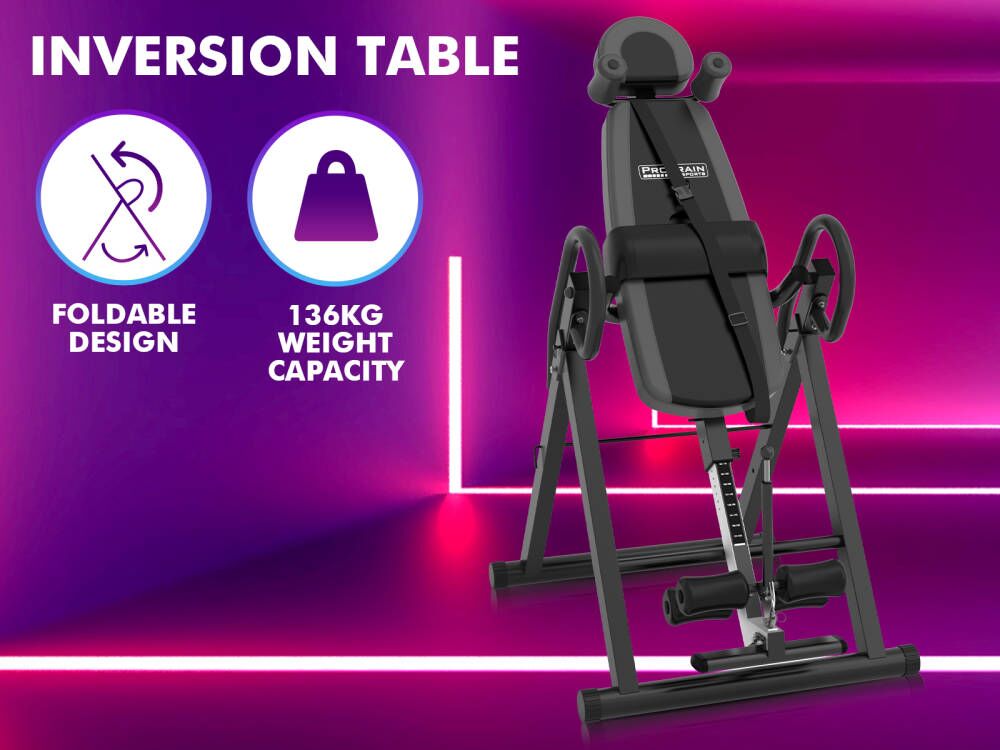 Inversion Table With Shoulder Pillow