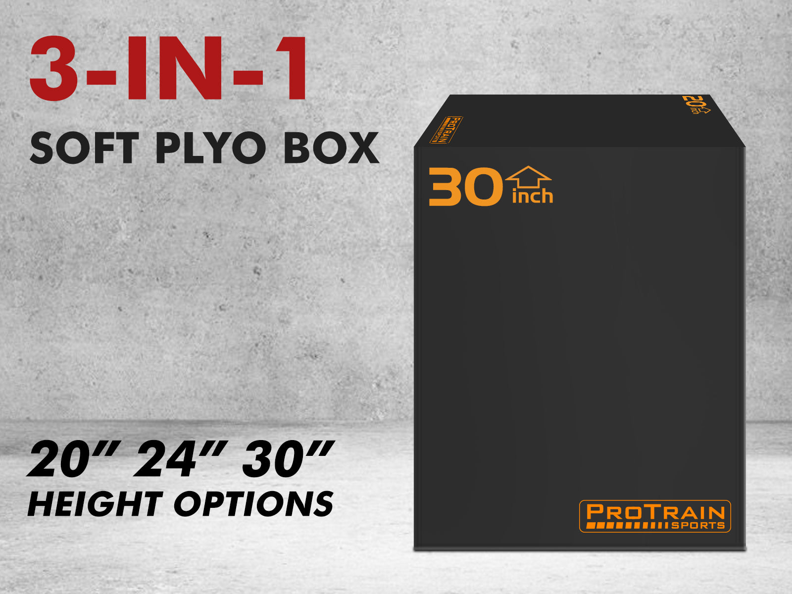 Foam Plyo Boxes -Six Heights-in- One Foam Plyometric Box