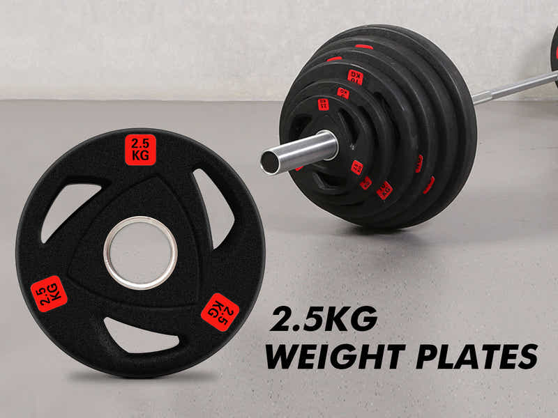DS Rubber Weight Plates 2.5kg - Set of 4