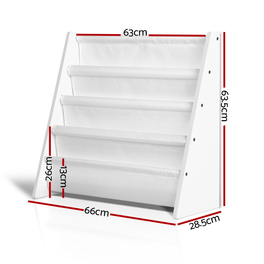 DS NA Keezi Kids Bookshelf Children Bookcase Magazine Rack Organiser Display